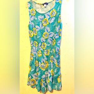 Comfortable and colorful floral romper, Size Small
